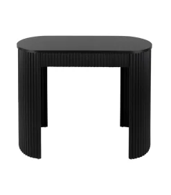Side table Estriado - Zwart - 100x40x76.5cm