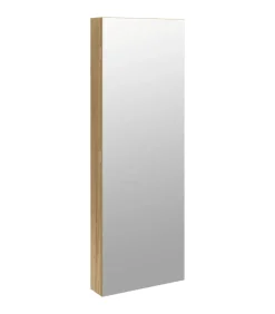 Sieradenkast met spiegel en LED wandgemonteerd