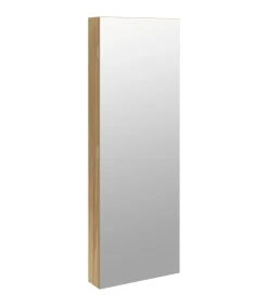 Sieradenkast met spiegel en LED wandgemonteerd