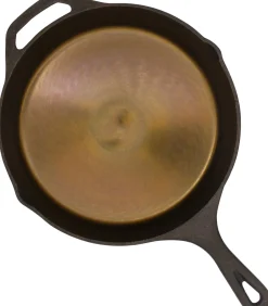 Skillet gepolijst gietijzer - koekenpan - PFAS vrij - geschikt voor alle warmtebronnen incl. BBQ en inductie