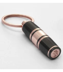 Sleutelhanger Bold Stripe Gun & Rosegold