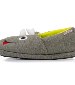 Slippers Jongen Dinosaurus Khaki gevlekt