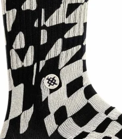 Sokken Wave Check Crew Set van 1