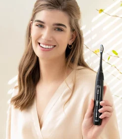 SonicYou Set - Mondverzorging - Elektrische Tandenborstel Roze & Zwart