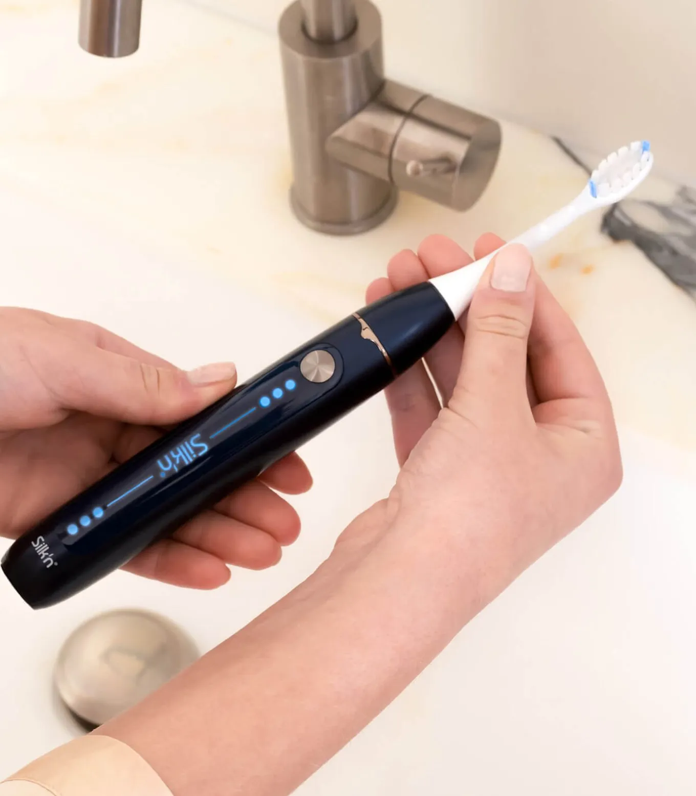 SonicYou Set - Mondverzorging - Elektrische Tandenborstel Donkerblauw