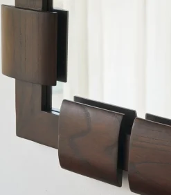 Spiegel in mindihout 85x67,5 cm Isaac