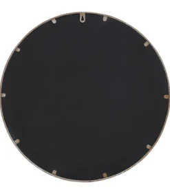 Spiegel rond 60x4 cm ijzer zandkleurig