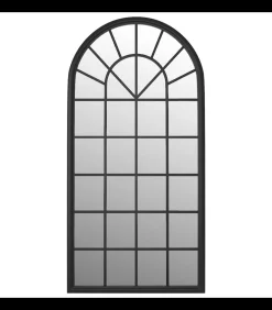 Spiegel 90x45 cm ijzer zwart