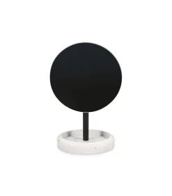 Spiegel 13xH23cm met houder marble white Suds