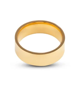 Stalen Ring - Hoogglans Zilver Kleurig - 8mm