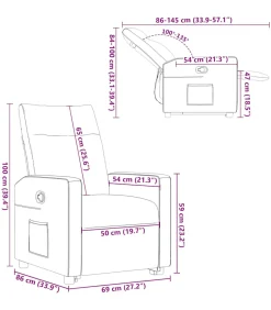 Sta-op-stoel verstelbaar stof donkergrijs