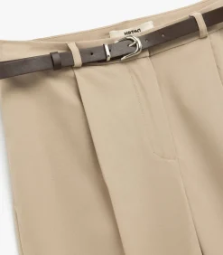 Stofbroek Ceintuur Zakdetail