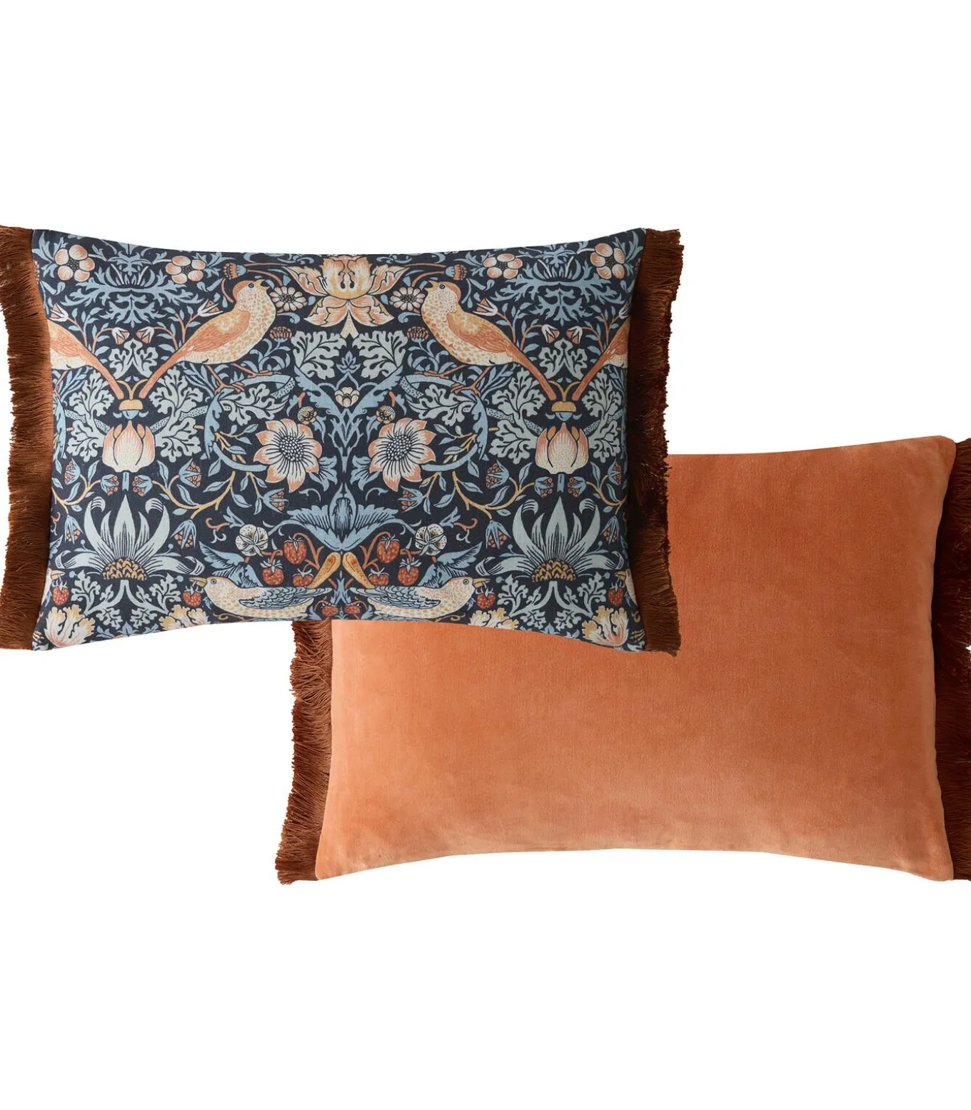 Strawberry Thief Blue Sierkussen