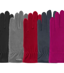 Stretch fleece dameshandschoenen marine