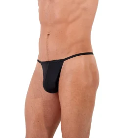 string plumes g-string black