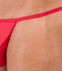 string plumes g-string red