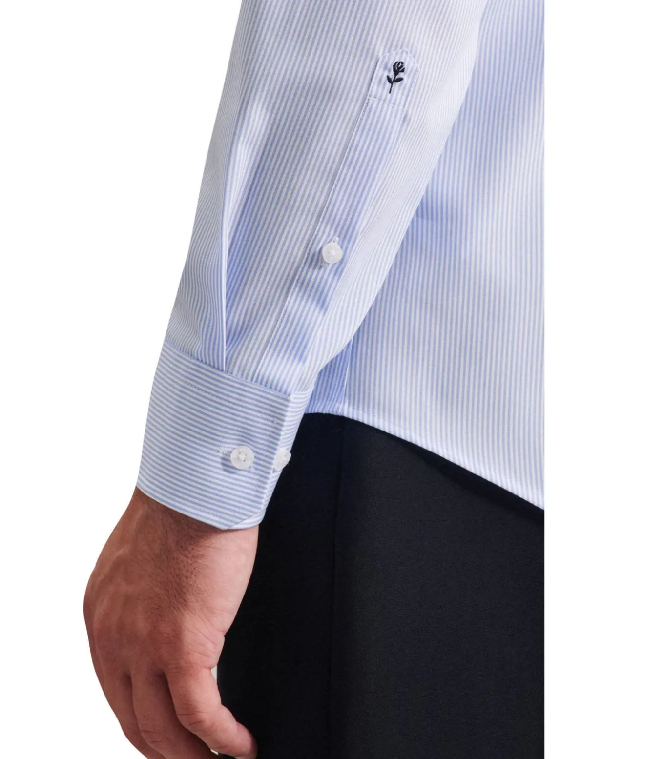 STRIPED - Shirt - Blauw