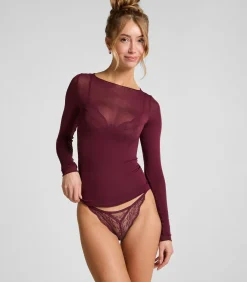 super soft Boothals shirt met Cashmere