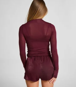 super soft Turtleneck shirt met Cashmere