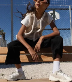 SVANY - Mouwloos vest met suède- en sherpa-effect