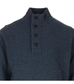 Sweater Essential Patch Half Zip Knited Jumper