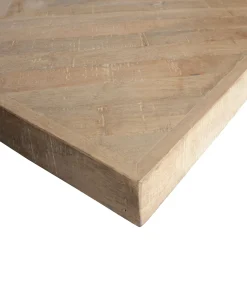 Tablo Tafelblad - Mango Visgraat - White Wash - 5,5x200x90