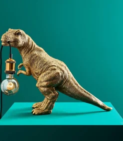 Tafellamp Dinosaurus Rexy/goud