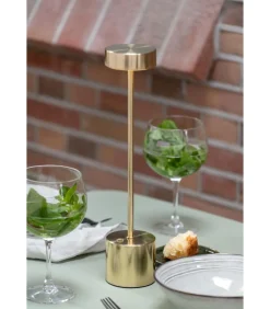 Tafellamp Ganar Led - Goud - 8x8x37.5cm