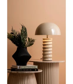 Tafellamp Gracio - Warmgrijs - Ø30cm