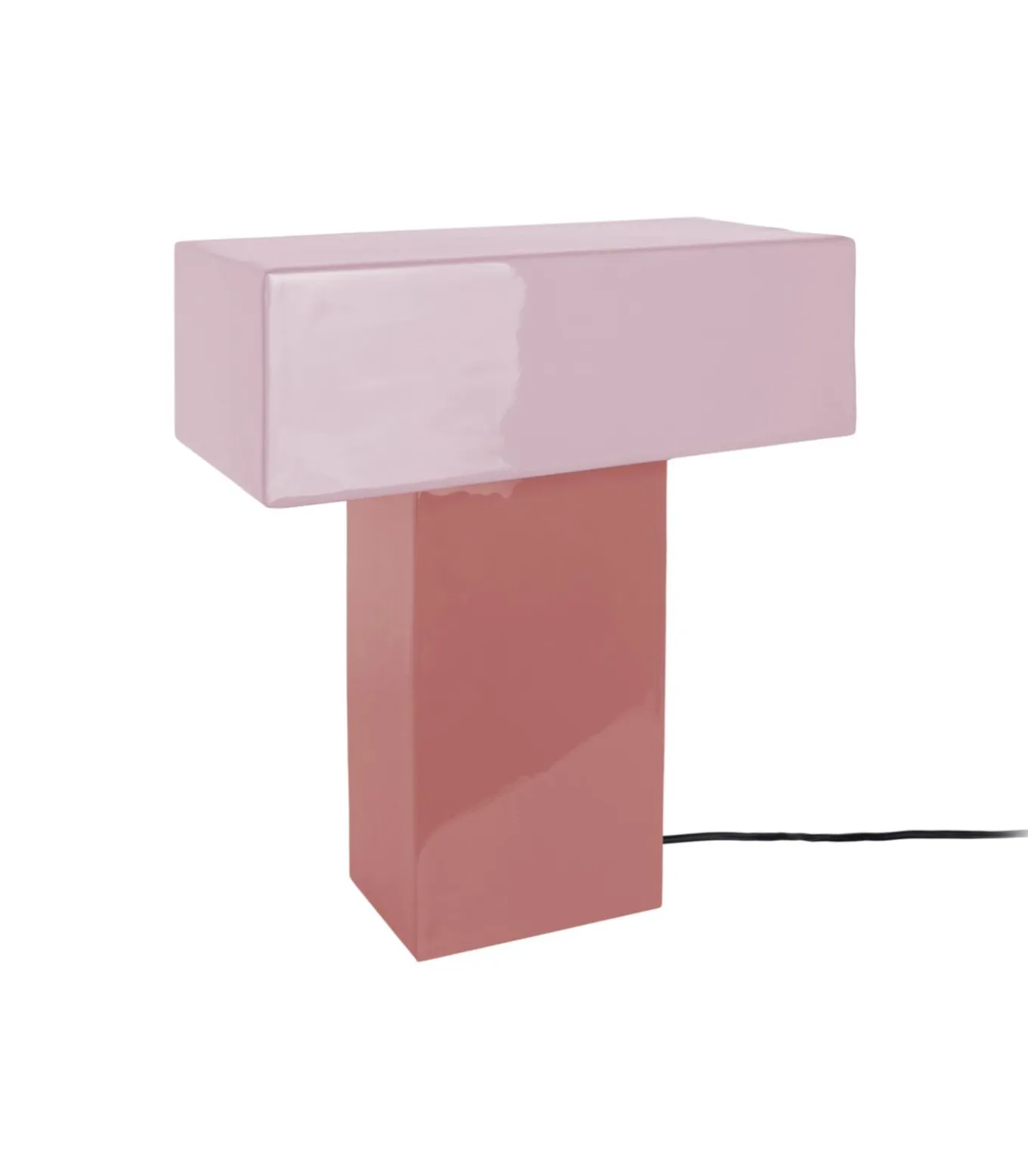 Tafellamp Grato Recto - Roze - 32x15x35cm