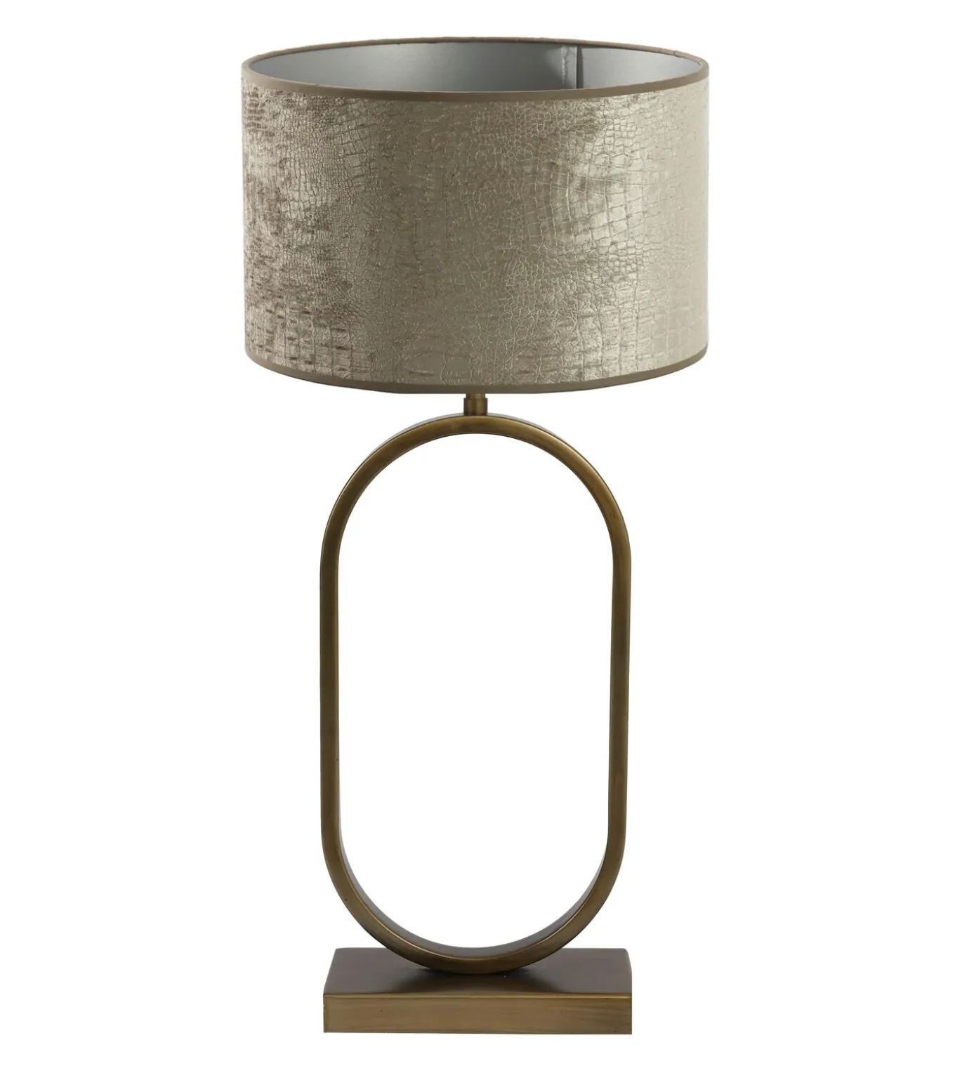 Tafellamp Jamiri/Chelsea - Ant, Brons/Zilver - Ø30x67cm