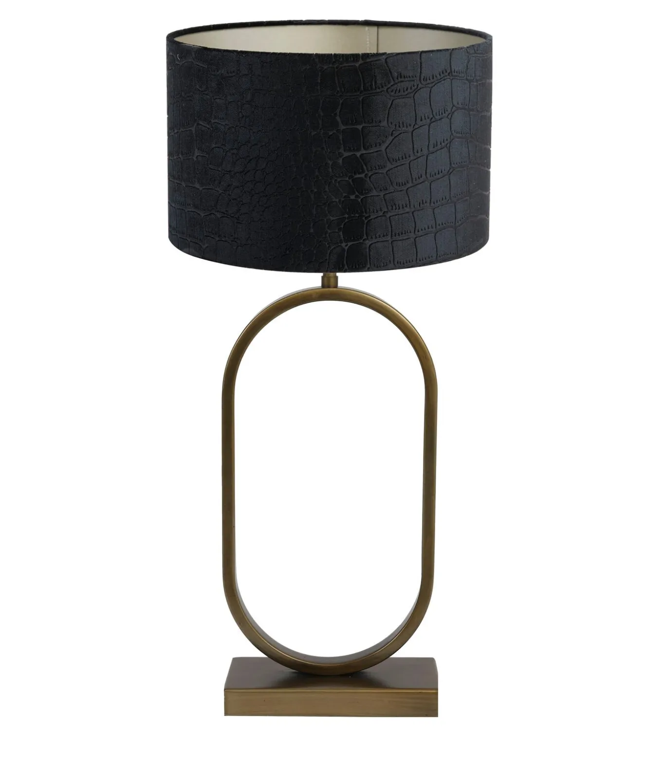 Tafellamp Jamiri/Praya - Ant, Brons/Zwart - Ø30x67cm