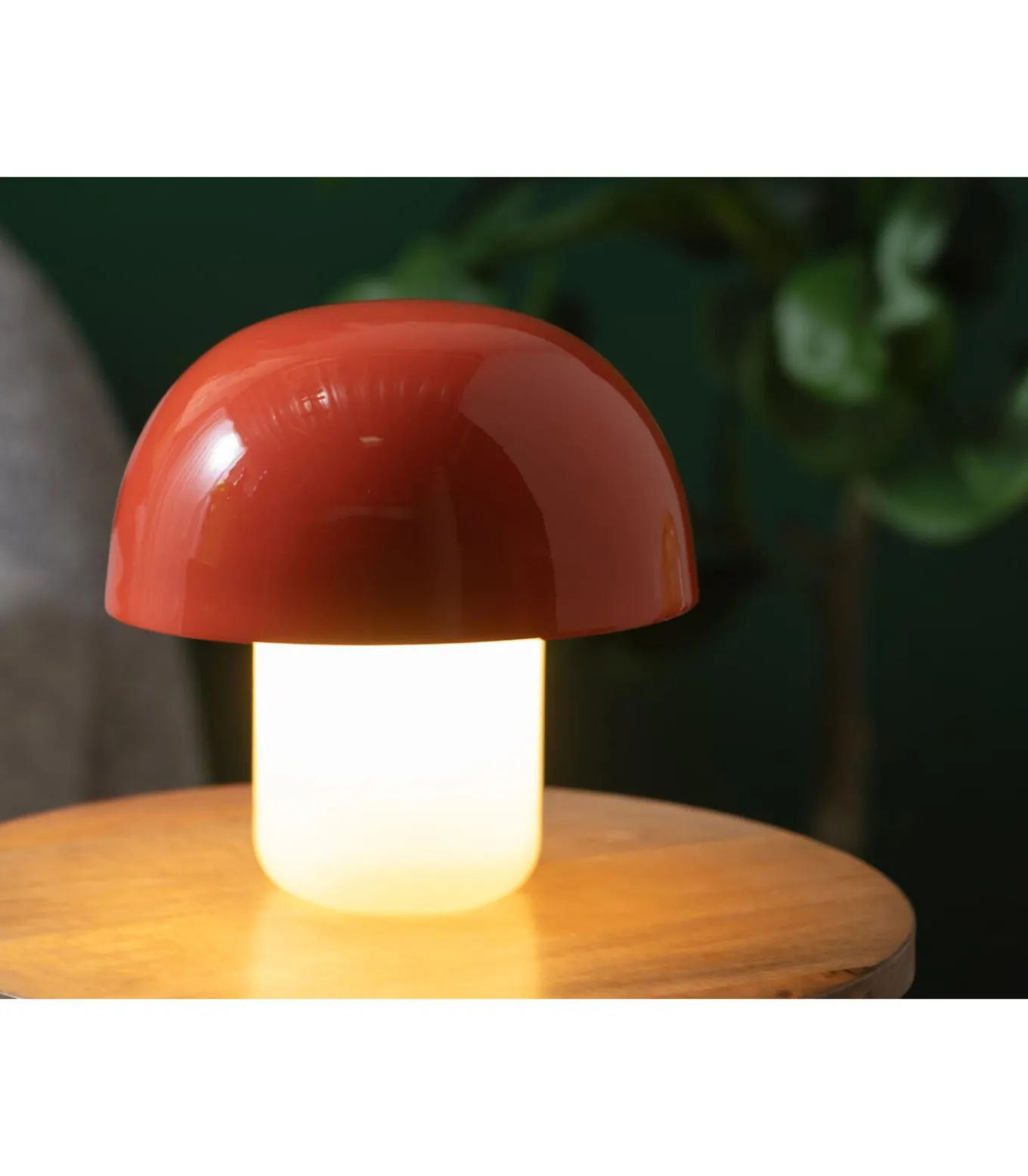 Tafellamp Nuevo Mini Mushroom - Oranje - 20x20x20cm