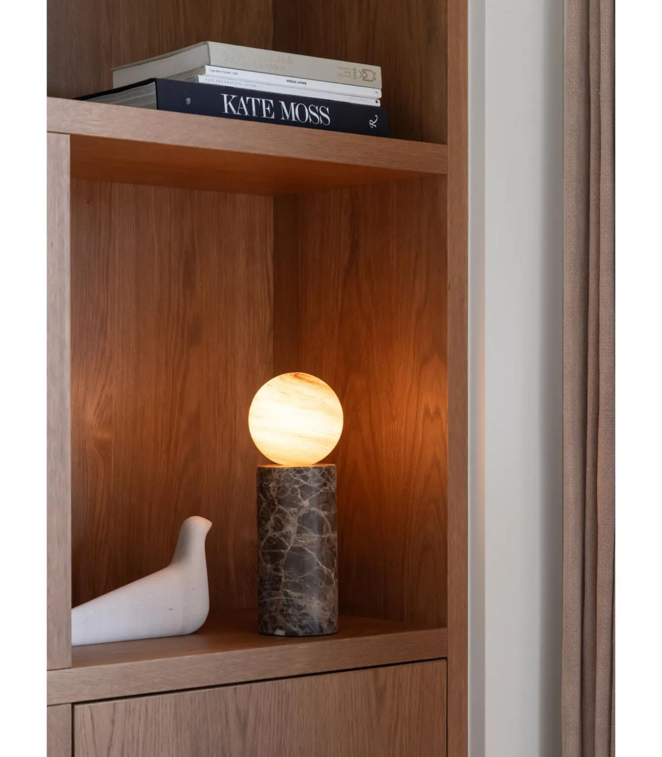 Tafellamp Tivoli - Bruin - Ø12cm