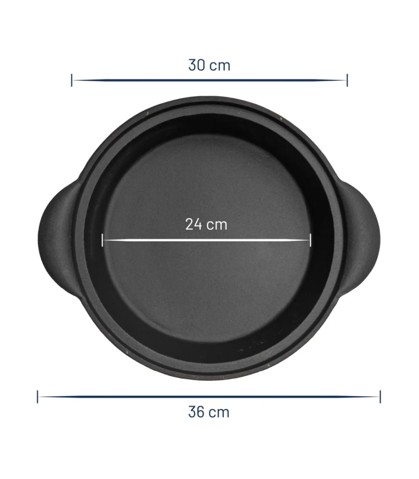 Tajine Gietijzer - Zwart - ø 30 cm / 3 liter