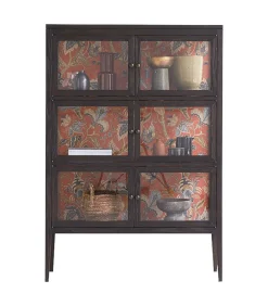 Tana - Vitrinekast van iepenhout