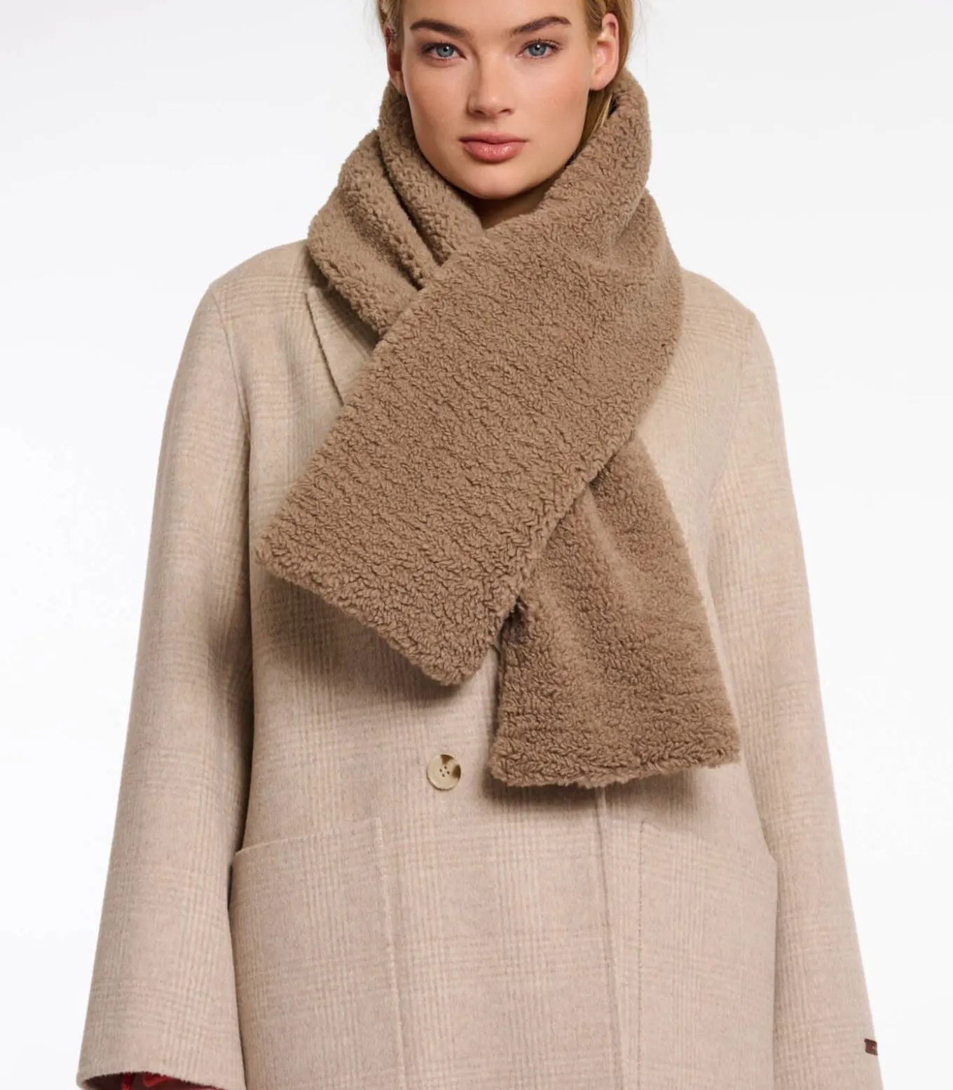 Teddy sjaal Toffee OS