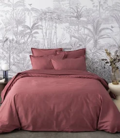 Teophile - Effen hoeslaken in biologisch katoen satijn