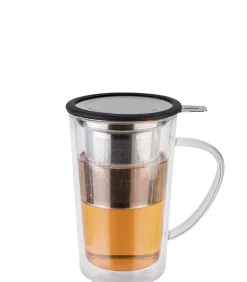 Theeglas met theefilter MIRA