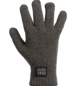 Thermo Handschoenen Dames Chenille Dark Grey