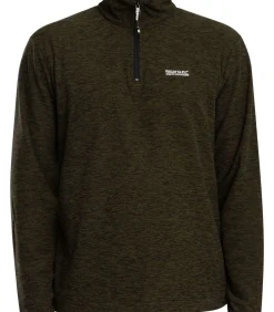 Thompson Marl Fleece Met Halve Rits