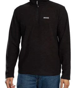 Thompson Marl Fleece Met Halve Rits