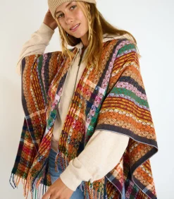 THURZA BIGBEAR Multicolour Poncho