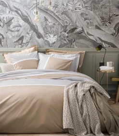 Toi et moi clair d'aurore - Laken van perkal katoen 270 x 300 cm