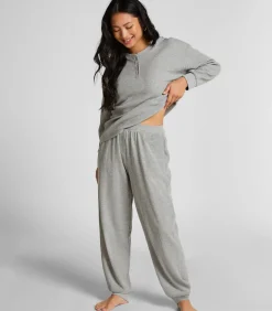 Top van wafelstof Henley