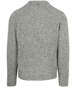 Trui Donnegal Tweed Eco Wool Grijs