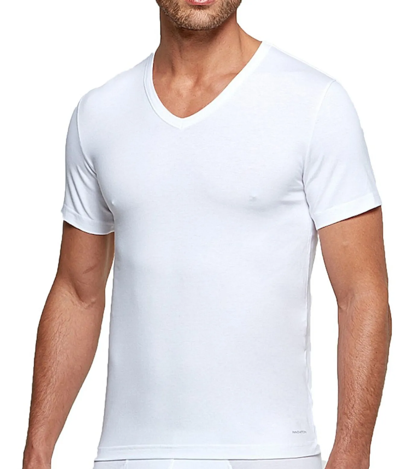 T-shirt met V-hals met innovatieve temperatuurregeling