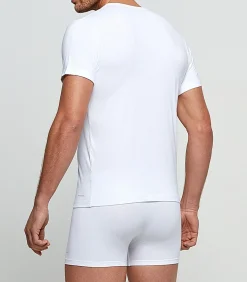 T-shirt met V-hals met innovatieve temperatuurregeling