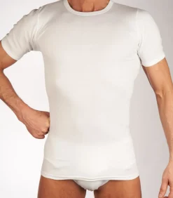 t-shirt ronde hals 2 pack 1-1 rib white