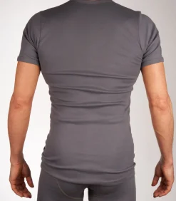 t-shirt ronde hals 2 pack 1-1 rib box grey